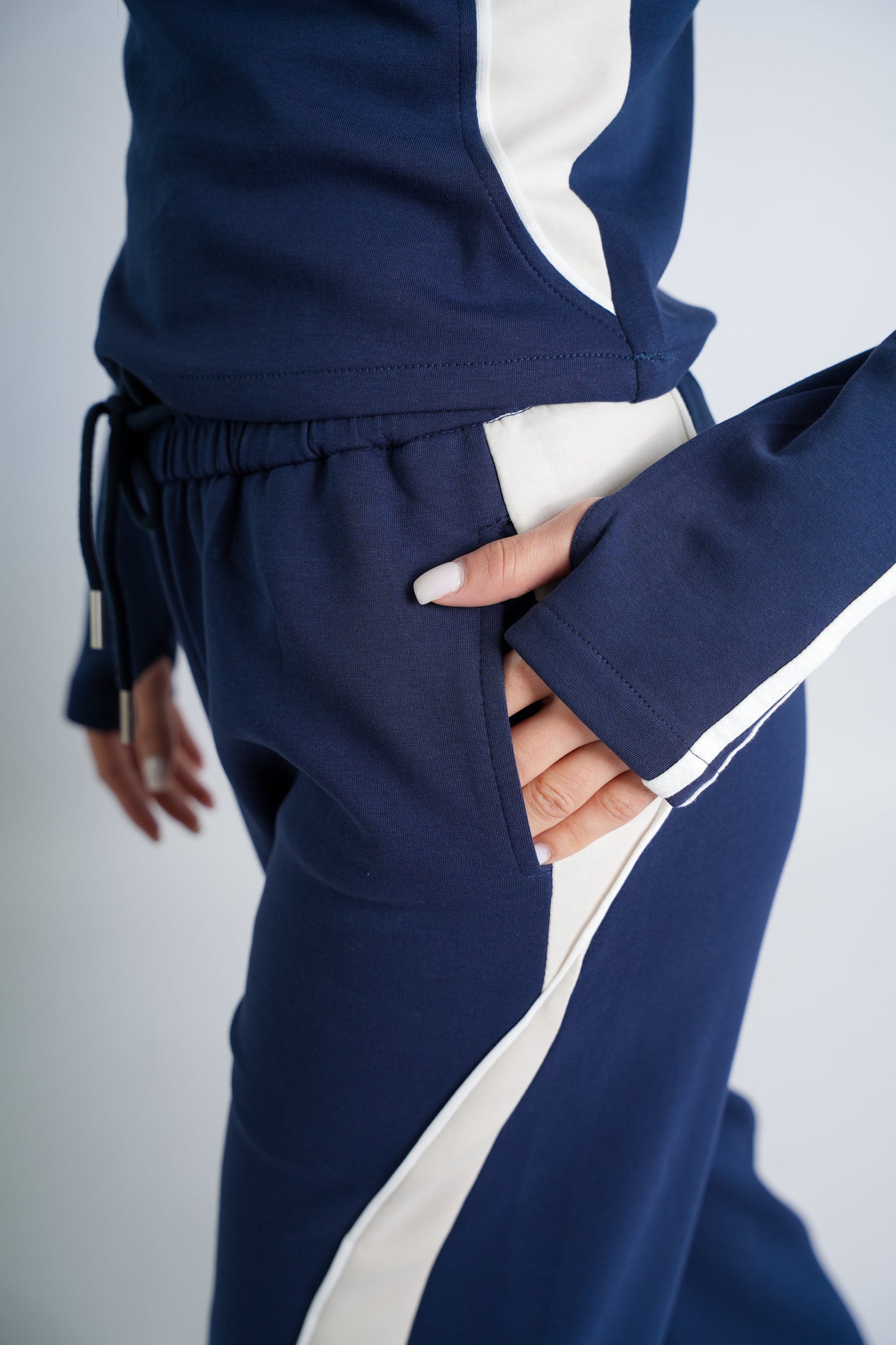 Navy Wavy Suit